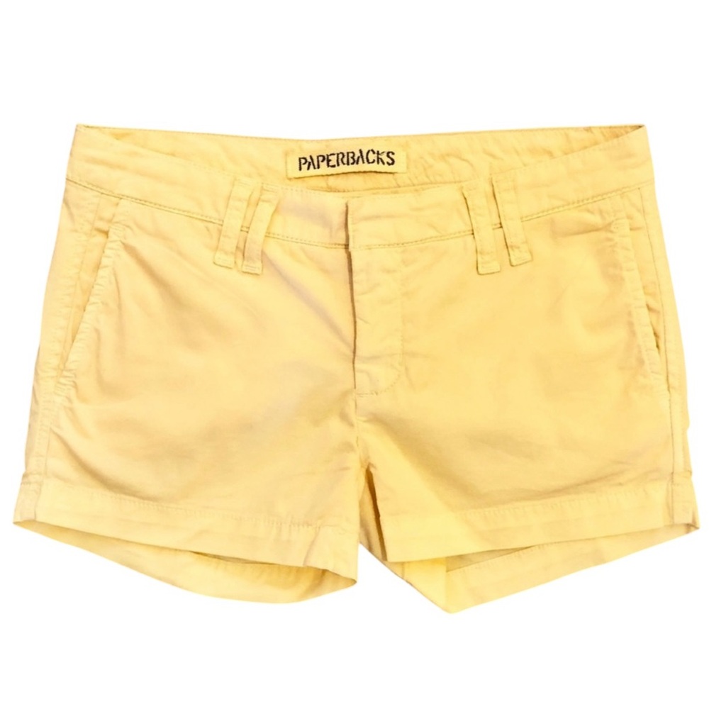 NWOT Paperbacks Yellow Shorts